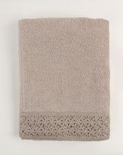 Lugo Pima Pamuk Bej Yüz Havlusu