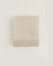 Lugo Pima Pamuk Krem El Havlusu