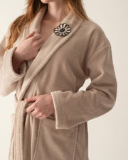 La Roda Pima Pamuk Bornoz Bej