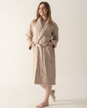 La Vera Pima Pamuk Bornoz Bej