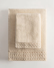 Lugo Pima Pamuk Krem Havlu Seti