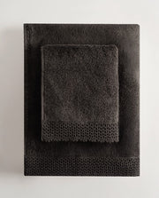 Soria Pima Pamuk Antrasit Havlu Seti