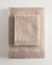 Soria Pima Pamuk Bej Havlu Seti